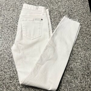 WORN 2-3x! 7 For All Mankind White Skinny Jean Size 25